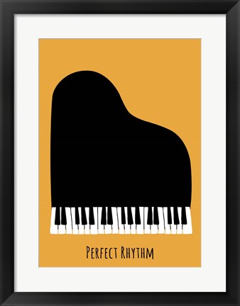 Framed Piano Print