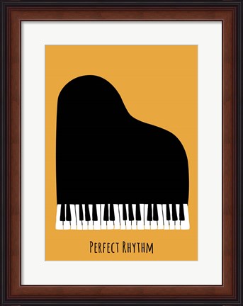 Framed Piano Print