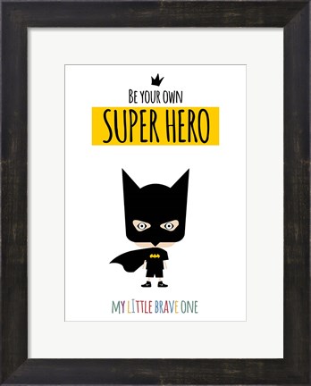 Framed Superhero One Print