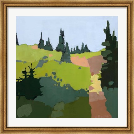 Framed Trail to The Top Print