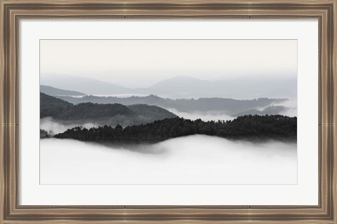 Framed Rolling Fog, Smoky Mountains No. 2 Print