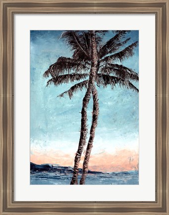 Framed Sunset Palms Print