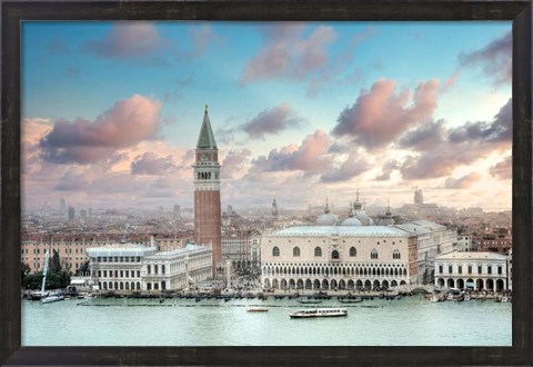 Framed Piazza San Marco Panoramic Vista #1 Print