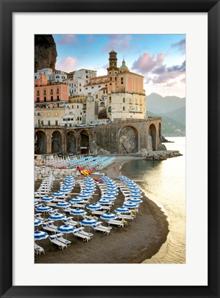 Framed Sunrise Atrani #4 Print