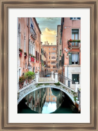 Framed Venetian Canale #20 Print