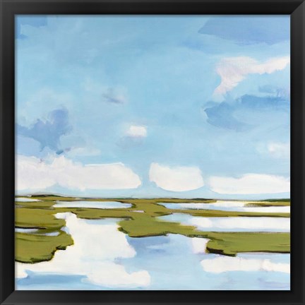 Framed Clouds Illusion Print