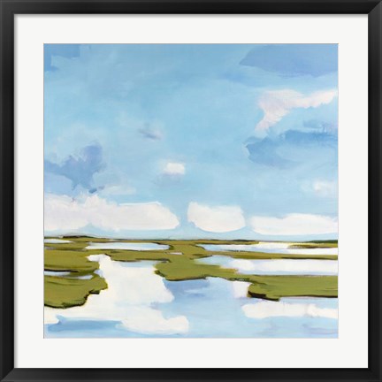 Framed Clouds Illusion Print