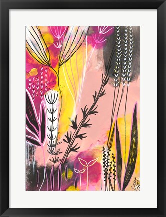 Framed Spring In Pink Print