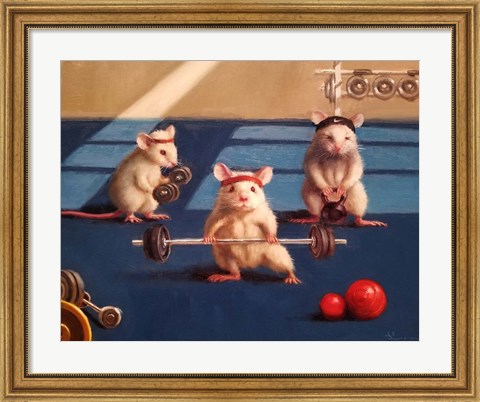 Framed Gym Rats Print