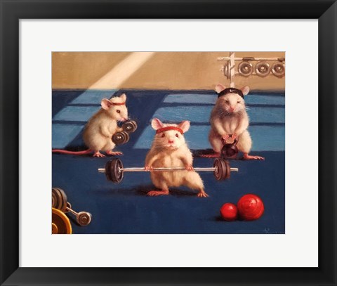 Framed Gym Rats Print