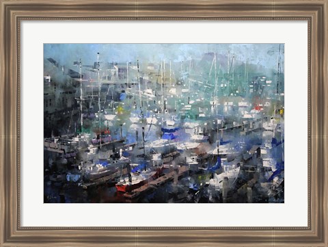 Framed Fisherman&#39;s Wharf Print