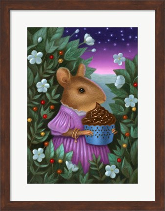 Framed Beatrice Upon The Brink of Night Print