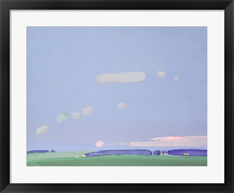 Framed Evening Clouds Print