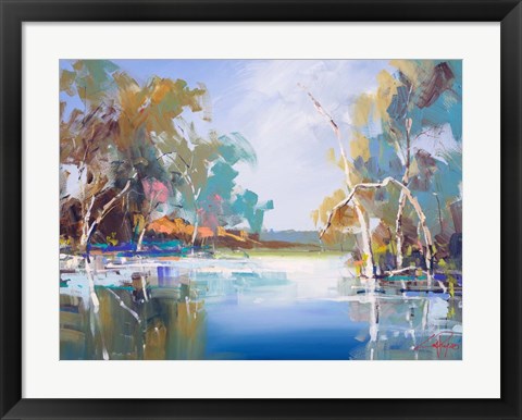 Framed Renmark Creek Print