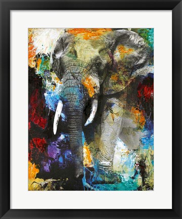 Framed Elephant Print