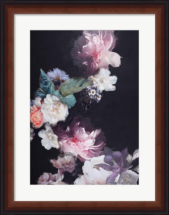 Framed Purple Blossom 1 Print