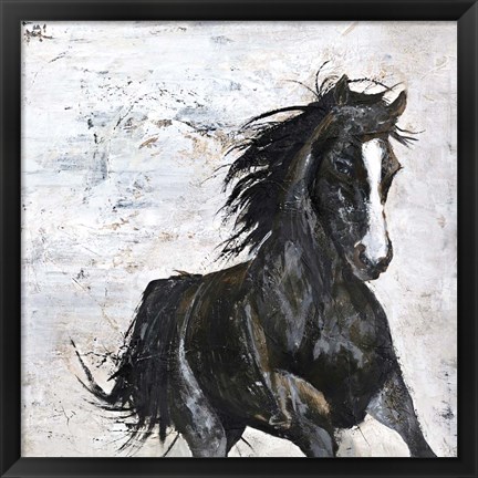 Framed Wild Horse 1 Print