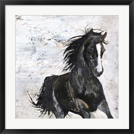 Framed Wild Horse 1 Print