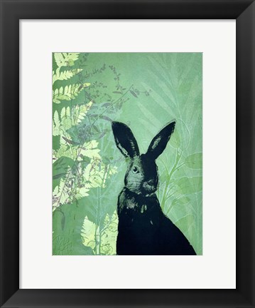 Framed Cheeky Rabbit Print