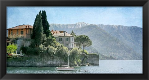 Framed Varenna Vista Print