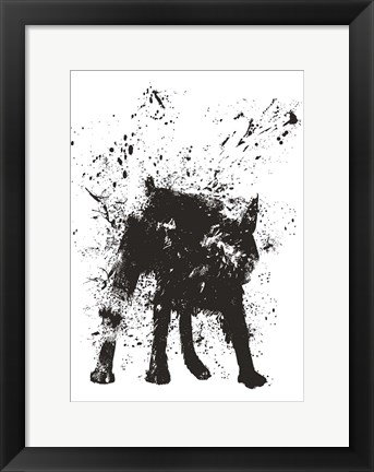 Framed Wet Dog Print