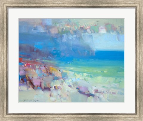Framed Ocean Side II Print