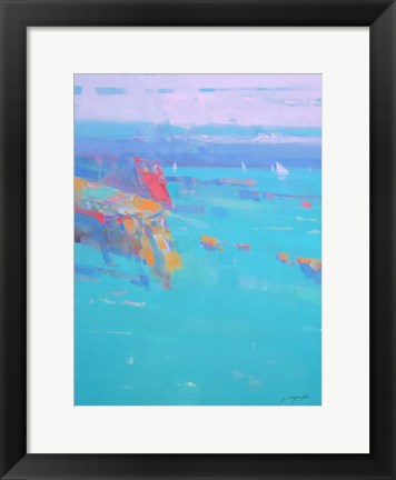 Framed Turquoise Bay Print