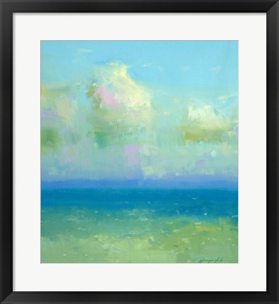 Framed Turquoise Ocean Print