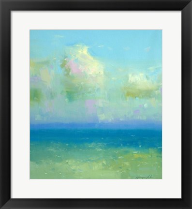 Framed Turquoise Ocean Print