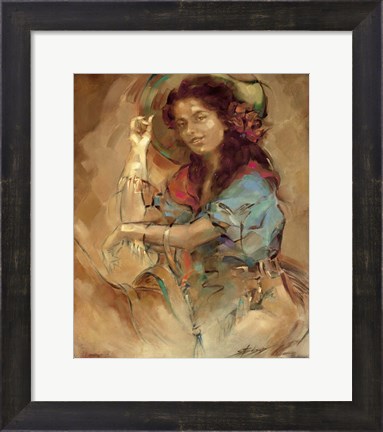 Framed Ranch Girl Print