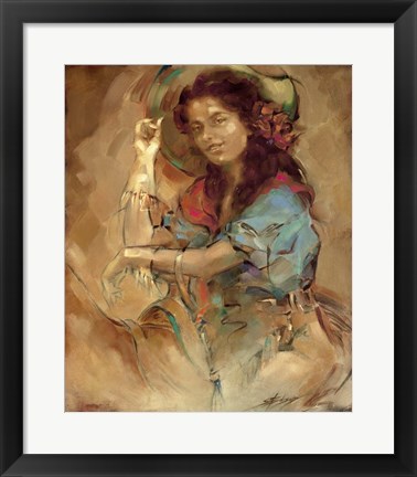 Framed Ranch Girl Print