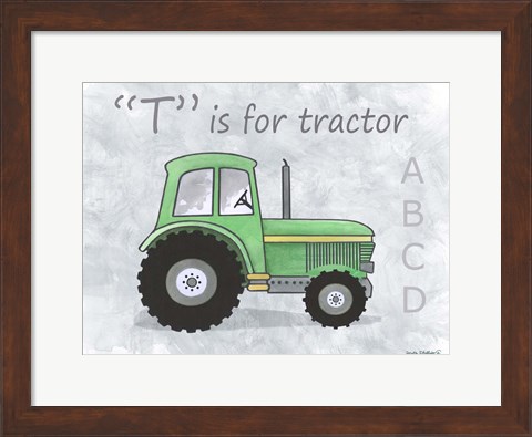 Framed Tractor Print