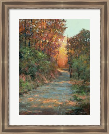 Framed Autumn Path Print