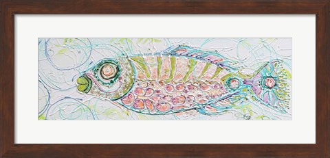 Framed Fish Face Left Print