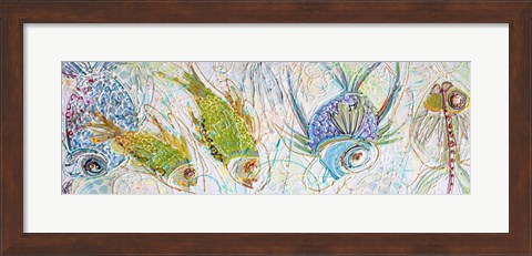 Framed Fish Five Print