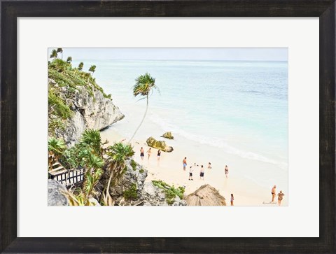 Framed Tulum Beach I Print