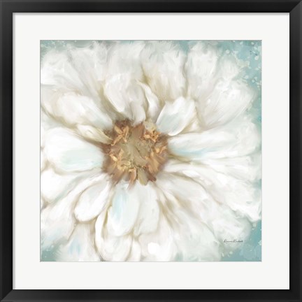 Framed Zinnia I Print