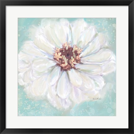 Framed Zinnia III Print