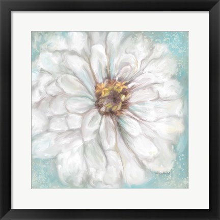 Framed Zinnia IV Print