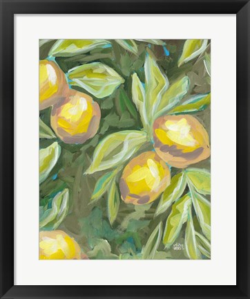 Framed Lemon Tree Print