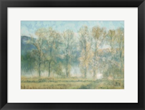 Framed Peaceful Tree Line Print