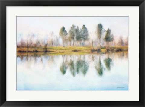 Framed Lake Reflections Print