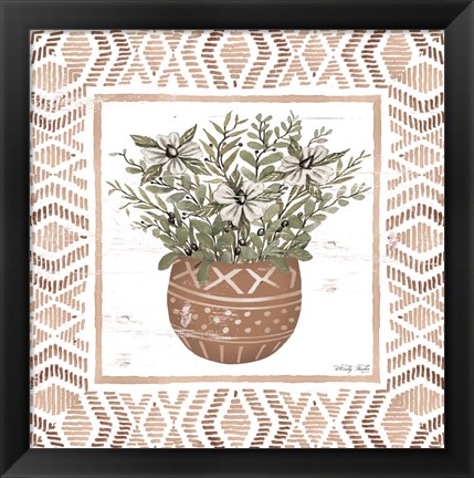 Framed Terracotta Pot II Print