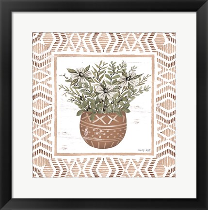 Framed Terracotta Pot II Print