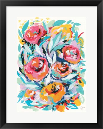 Framed Rose Garden Print