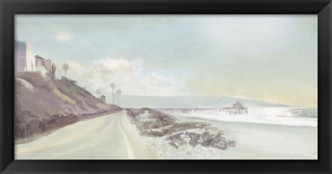 Framed Towards the Pier Print