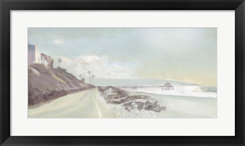 Framed Towards the Pier Print