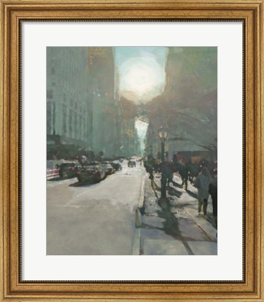 Framed South on 5th Print