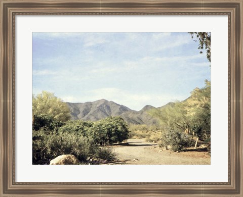 Framed Desert Path Print