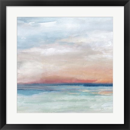 Framed Serene Scene Bright I Print